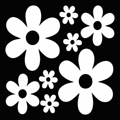 G157 Αυτοκόλλητο αυτοκινήτου Λουλούδι Όμορφο για Διακόσμηση αμαξώματος παραθύρων αυτοκινήτου Αυτοκίνητα Μοτοσικλέτες Εξωτερικά Αξεσουάρ Αυτοκόλλητα βινυλίου