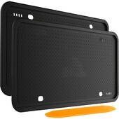 Πλαίσιο πινακίδας κυκλοφορίας σιλικόνης, GM American Cars Μαύρος βραχίονας πλαισίου πινακίδας κυκλοφορίας Αντισκωριακός, Αντι-ήχος, Ανταλλακτικά Αυτοκινήτων Αδιάβροχα