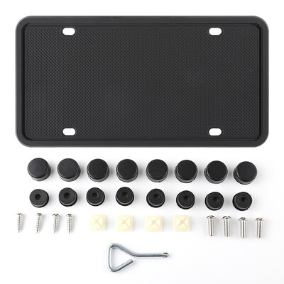 Πλαίσιο πινακίδας κυκλοφορίας σιλικόνης, GM American Cars Μαύρος βραχίονας πλαισίου πινακίδας κυκλοφορίας Αντισκωριακός, Αντι-ήχος, Ανταλλακτικά Αυτοκινήτων Αδιάβροχα