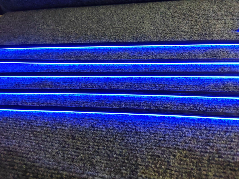 Για λωρίδα φωτός περιβάλλοντος αυτοκινήτου 64 έγχρωμες ακρυλικές ταινίες RGB πλήρους χρωμάτων Αξεσουάρ αντικατάσταση εσωτερικού αυτοκινήτου