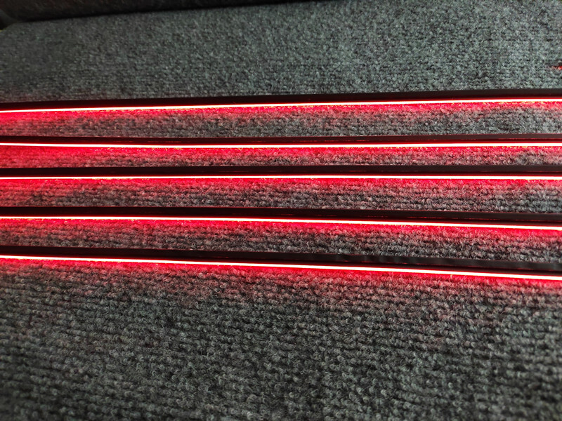 Για λωρίδα φωτός περιβάλλοντος αυτοκινήτου 64 έγχρωμες ακρυλικές ταινίες RGB πλήρους χρωμάτων Αξεσουάρ αντικατάσταση εσωτερικού αυτοκινήτου