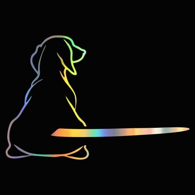 Juokingi šuns judančios uodegos automobilio lipdukai langų valytuvų lipdukai šunų lipdukai automobilio galinis lipdukas valytuvo uodegos lipdukai priekinis stiklas Įdomūs