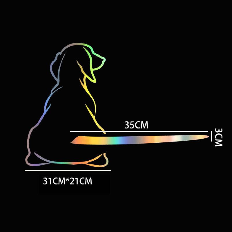 Juokingi šuns judančios uodegos automobilio lipdukai langų valytuvų lipdukai šunų lipdukai automobilio galinis lipdukas valytuvo uodegos lipdukai priekinis stiklas Įdomūs