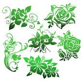 WaveHands 3D Automašīnas Uzlīme Skaista Ziedu Vinila Automašīnas Veidošana Motocikla Uzlīme Motocikla Automašīnu aksesuāru Dekorācija