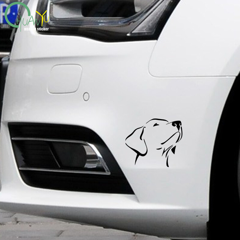 Smiješni labrador retriver Vodootporne naljepnice za automobile Automobili Motocikli Vanjski dodaci Izgrebano sklonište Vinilne naljepnice