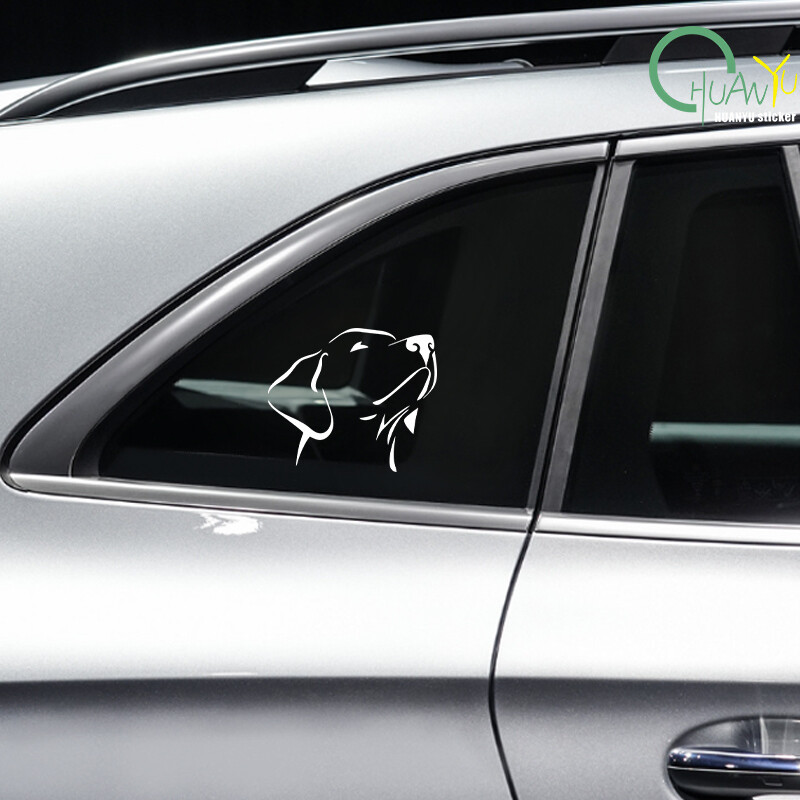 Smiješni labrador retriver Vodootporne naljepnice za automobile Automobili Motocikli Vanjski dodaci Izgrebano sklonište Vinilne naljepnice