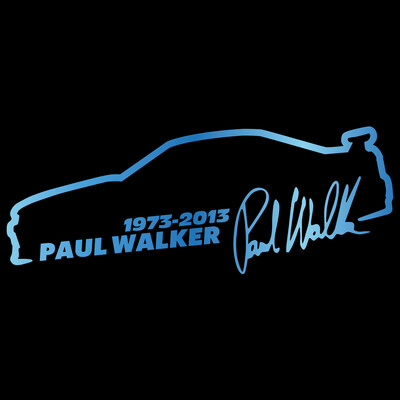Vinilna naljepnica za automobil 13*5cm Paul Walker Brzi i žestoki Modna reflektirajuća naljepnica na automobilu Smiješne 3D naljepnice Naljepnice Stil automobila