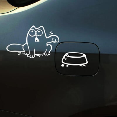 Autocolante și decalcomanii pentru capac de combustibil cu desene animate cu stil de mașină Accesoriile de alimentare pentru Ford Focus 2 Volkswagen Polo Golf Skoda