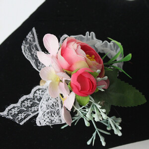 JaneVini 2023 Koreja Kāzu līgavainis Boutonniere Vīriešu uzvalks pogcaurums Korsāža piespraudes Mākslīgā aproce Ziedi Kāzu aksesuāri