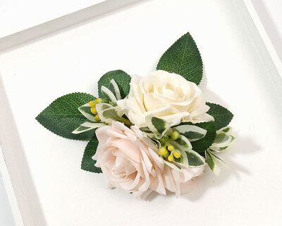 Naujos dirbtinės gėlės Boutonniere riešo korsažo sagos vestuvinės nuotakos kostiumo liudytojų priedai