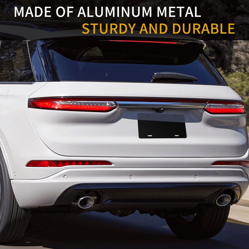 Registarske pločice Čarobna šumska gljiva Ukrasni prednji dio automobila Metalni prednji poklopac automobila Aluminijski novi znak za automobil Poklon