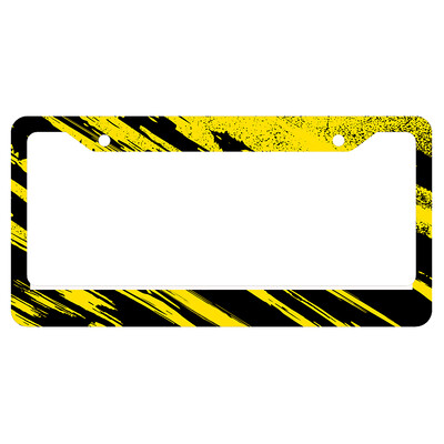 valstybinio numerio rėmelis su šaunia spalvų schema, skirta Pasaulio ralio formulės lenktynėms. Asmeninį valstybinio numerio dangtelį galima pridėti su tekstu 1