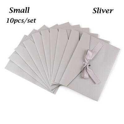 10 vnt. vokas su lankelio juostele Kūrybiški daugiaspalviai sveikinimo atvirukų maišeliai Perlamutrinio popieriaus vokas Vestuvių kvietimo atvirukų maišelis Dovana