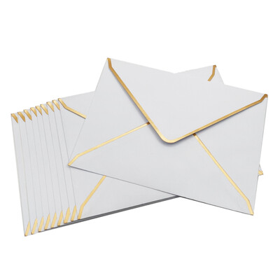 50 buc/pachet 18,5 cm x 13,5 cm Phnom Penh Plicuri pentru invitații de nuntă Geantă plic