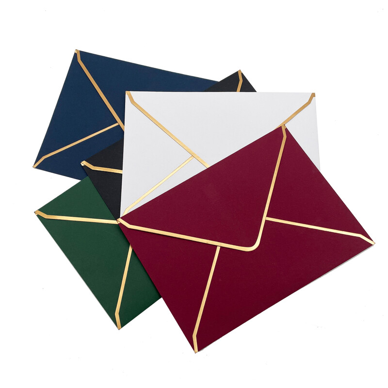 50 бр./опаковка 18,5 см x 13,5 см Пликове Пном Пен Сватбена покана Плик чанта