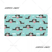 Personalized Sausage Dog πινακίδα Dachshund Διακοσμητικό Αυτοκίνητο Μπροστινή πινακίδα Αλουμινίου Μεταλλική πινακίδα Vanity Tag 6 x 12 ιντσών