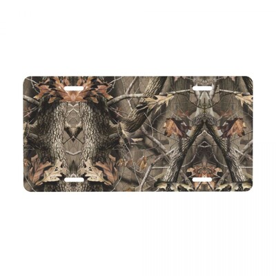 Camo Camouflage besiūlių raštų valstybinis numerio ženklas armijos taktinis dekoratyvinis automobilio priekinis numerio ženklas aliuminio metalinis ženklas