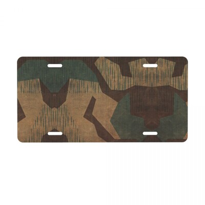 Camo Camouflage besiūlių raštų valstybinis numerio ženklas armijos taktinis dekoratyvinis automobilio priekinis numerio ženklas aliuminio metalinis ženklas