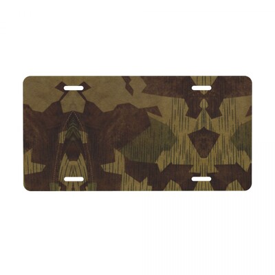 Camo Camouflage besiūlių raštų valstybinis numerio ženklas armijos taktinis dekoratyvinis automobilio priekinis numerio ženklas aliuminio metalinis ženklas