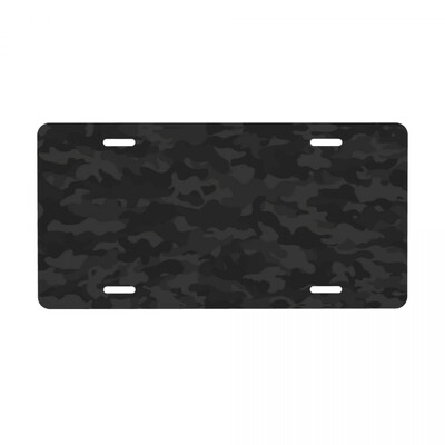 Camo Camouflage besiūlių raštų valstybinis numerio ženklas armijos taktinis dekoratyvinis automobilio priekinis numerio ženklas aliuminio metalinis ženklas