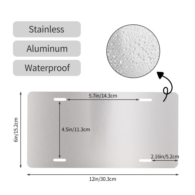 Camo Camouflage besiūlių raštų valstybinis numerio ženklas armijos taktinis dekoratyvinis automobilio priekinis numerio ženklas aliuminio metalinis ženklas