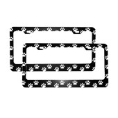 Πλαίσια πινακίδων κυκλοφορίας ποδιών Dog Customized Animal 2 Packs Διακοσμητική βάση πινακίδας αυτοκινήτου 6,3x12,3 ίντσες