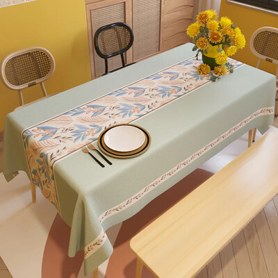 Šiaurės šalių namų stačiakampės staltiesės, skirtos stalo dekoravimui, Bohemian vandeniui atsparios dėmės Nappe De Table Table Cover Tapete