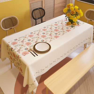 Šiaurės šalių namų stačiakampės staltiesės, skirtos stalo dekoravimui, Bohemian vandeniui atsparios dėmės Nappe De Table Table Cover Tapete