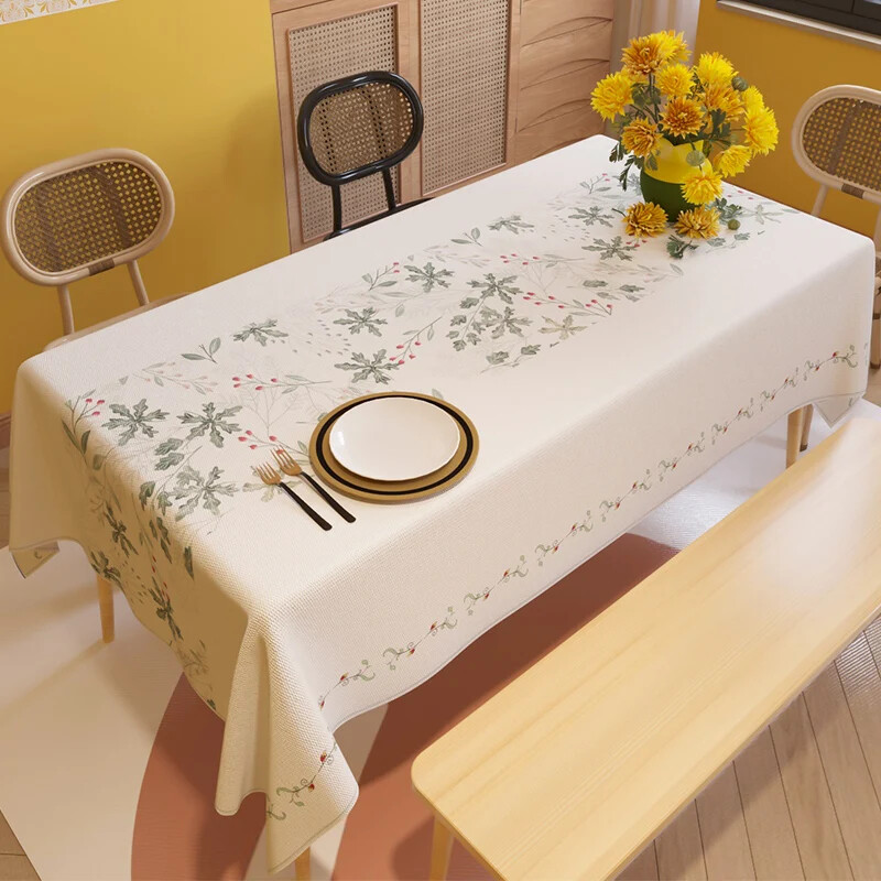 Šiaurės šalių namų stačiakampės staltiesės, skirtos stalo dekoravimui, Bohemian vandeniui atsparios dėmės Nappe De Table Table Cover Tapete