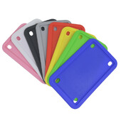 Silikono motociklo valstybinio numerio ženklo rėmas yra daugiaspalvis, taikomas pagal Jungtinių Valstijų taisykles