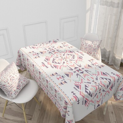 Αδιάβροχο λινό τραπεζομάντιλο Οικιακό έθνικ στυλ ρετρό μοτίβο Ξενοδοχείο τραπεζομάντιλο Ορθογώνιο τραπεζομάντιλο κουζίνας