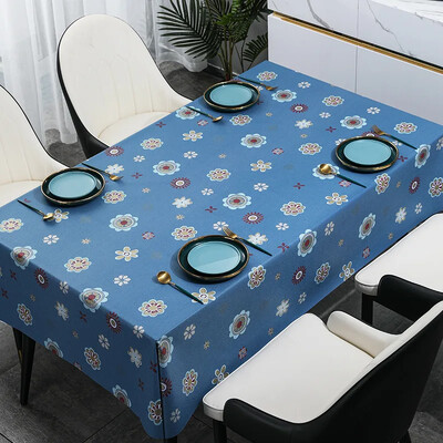 Mažos šviežio stiliaus buitinės staltiesės Svetainės stalo apdaila Stačiakampė vandeniui ir aliejui atspari staltiesė