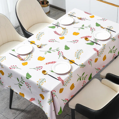 Mažos šviežio stiliaus buitinės staltiesės Svetainės stalo apdaila Stačiakampė vandeniui ir aliejui atspari staltiesė