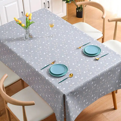 Mažos šviežio stiliaus buitinės staltiesės Svetainės stalo apdaila Stačiakampė vandeniui ir aliejui atspari staltiesė