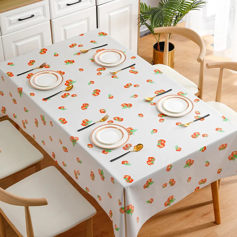 Mažos šviežio stiliaus buitinės staltiesės Svetainės stalo apdaila Stačiakampė vandeniui ir aliejui atspari staltiesė