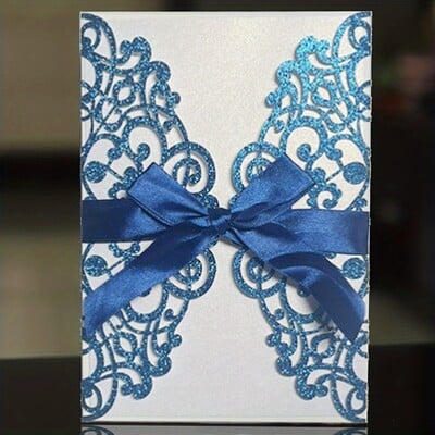 10 vnt. Lazeriu pjaustyti vestuvių kvietimai atvirukai Žymos Senovinės vestuvės Vestuvės Dovanos Sveikinimo atvirukas Renginio Vakarėlio Gimtadienio dekoro reikmenys