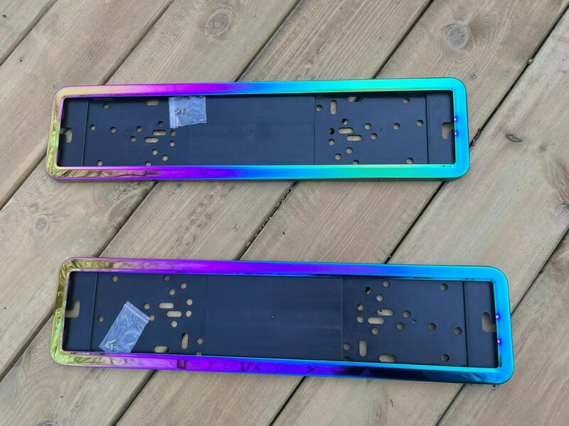 Kromirani držač registarske pločice, okvirni držač registarske pločice, držač registarske pločice automobila, držač registarske pločice za prikolicu