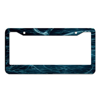 rozsdamentes acél egyedi személyre szabott rendszámkeret saját szöveggel férfiaknak női autótábla dekoráció 1db