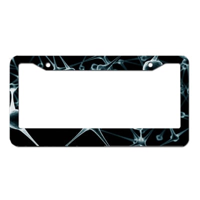 rozsdamentes acél egyedi személyre szabott rendszámkeret saját szöveggel férfiaknak női autótábla dekoráció 1db