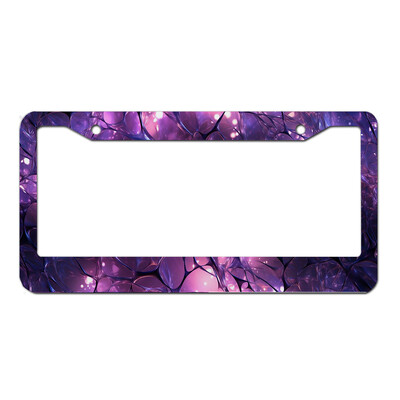 rozsdamentes acél egyedi személyre szabott rendszámkeret saját szöveggel férfiaknak női autótábla dekoráció 1db