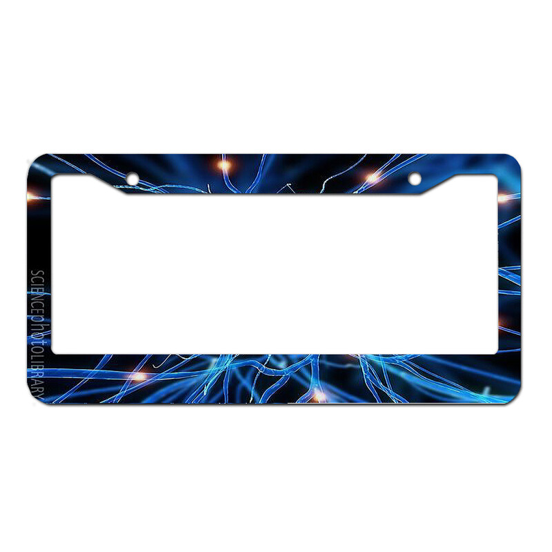 rozsdamentes acél egyedi személyre szabott rendszámkeret saját szöveggel férfiaknak női autótábla dekoráció 1db