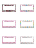 1 db alumínium ötvözet autódísz rendszámtábla vázra az Egyesült Államokban, Kanadában, Mexikóban