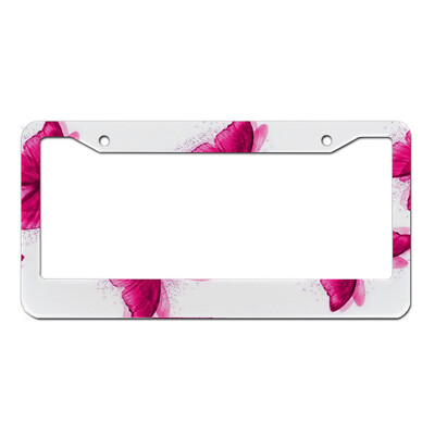 1 db alumínium ötvözet autódísz rendszámtábla vázra az Egyesült Államokban, Kanadában, Mexikóban