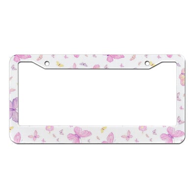 1 db alumínium ötvözet autódísz rendszámtábla vázra az Egyesült Államokban, Kanadában, Mexikóban