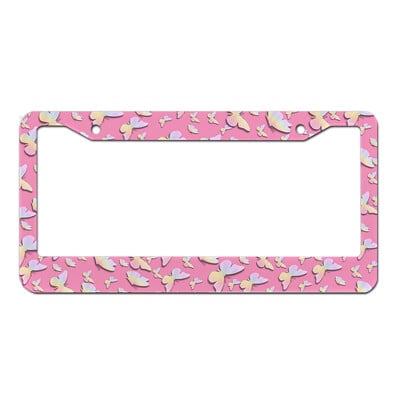 1 db alumínium ötvözet autódísz rendszámtábla vázra az Egyesült Államokban, Kanadában, Mexikóban