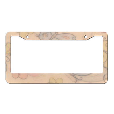 1 db alumínium ötvözet autódísz rendszámtábla vázra az Egyesült Államokban, Kanadában, Mexikóban