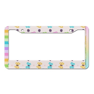 1 db alumínium ötvözet autódísz rendszámtábla vázra az Egyesült Államokban, Kanadában, Mexikóban