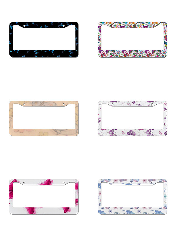 1 db alumínium ötvözet autódísz rendszámtábla vázra az Egyesült Államokban, Kanadában, Mexikóban