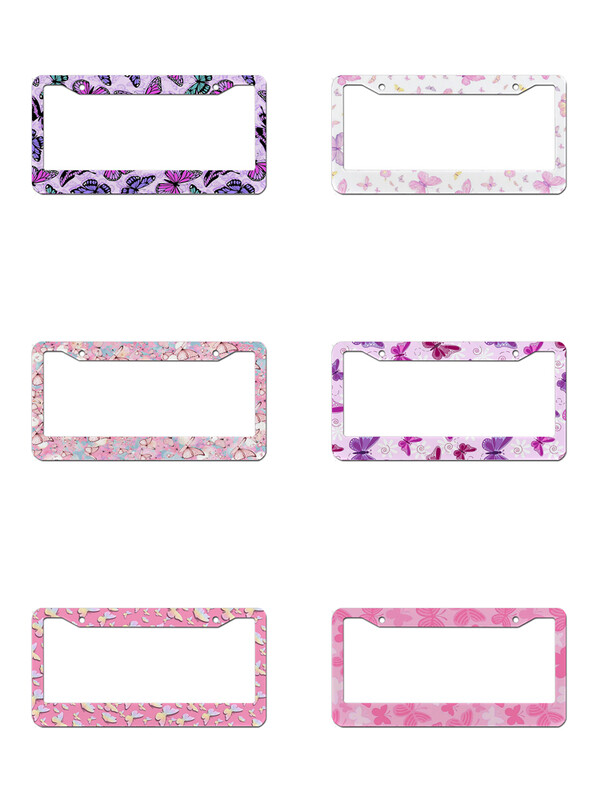 1 db alumínium ötvözet autódísz rendszámtábla vázra az Egyesült Államokban, Kanadában, Mexikóban