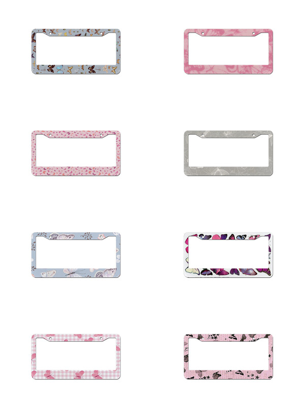 1 db alumínium ötvözet autódísz rendszámtábla vázra az Egyesült Államokban, Kanadában, Mexikóban